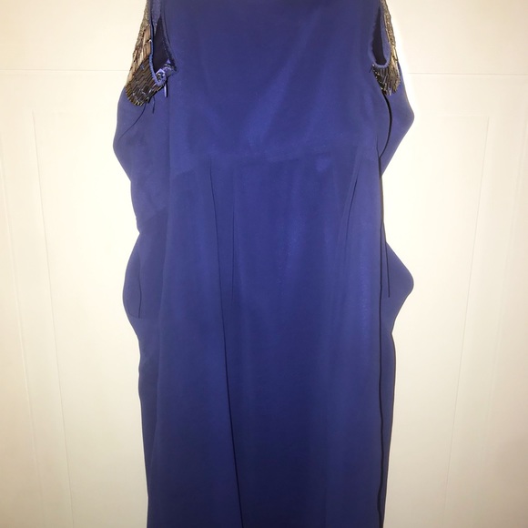 Greylin Cobalt Blue Cocktail Dress - Picture 2 of 3